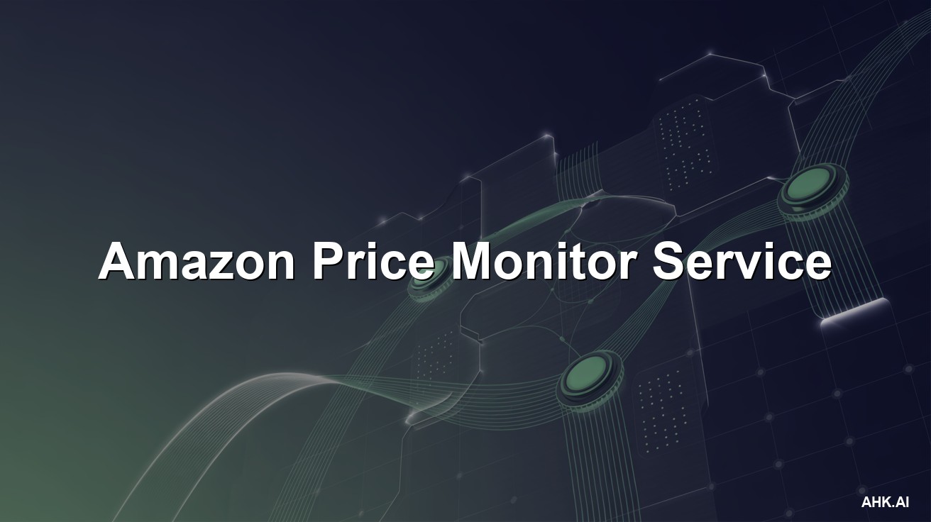 Amazon Price Monitor Service