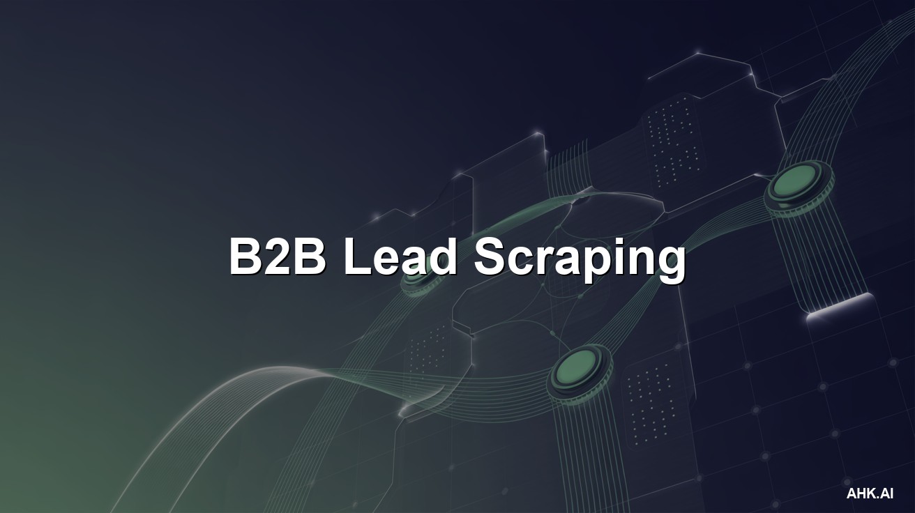 B2B Lead Scraping