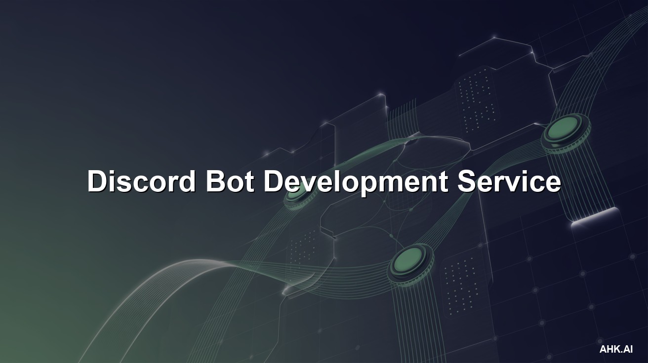 Discord Bot Development Service