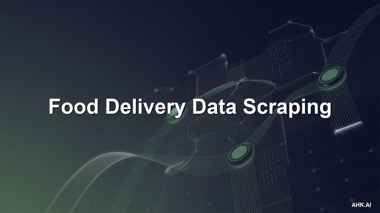 Food Delivery Data Scraping