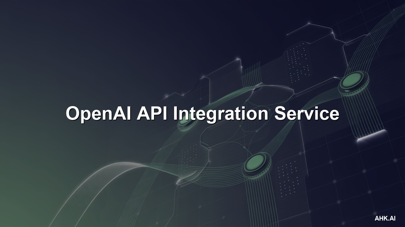 OpenAI API Integration Service